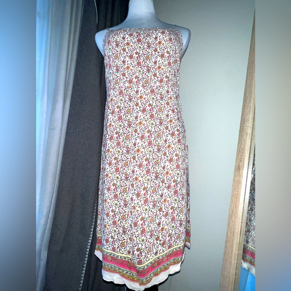 A-line Vintage Slip Dress. Y2K